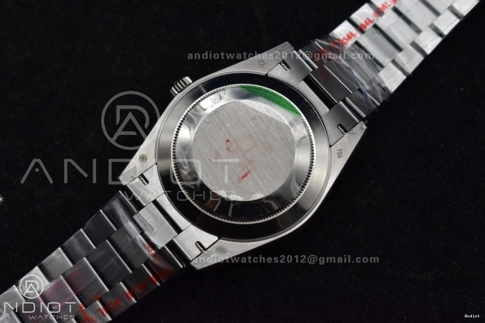 Roman Blue On 904L V4 Dial Tungsten Markers GMF 40 DayDate Steel Bracelet President A3255 Weighted 0212